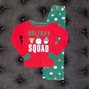 Carters Kid 2-Piece Santa and SnowmanSnug Fit PJs 
SZ 6